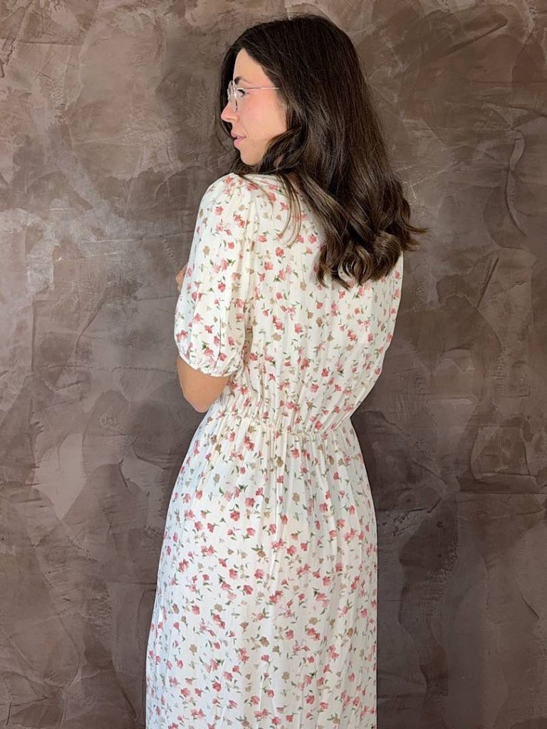 Abito floreale susy mix lungo