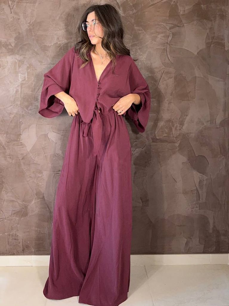 Pantalone palazzo Susy mix