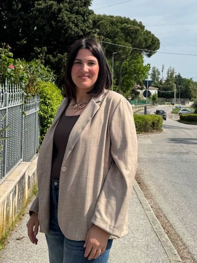 blazer Susy Star beige curvy donna giacca oversize elegante