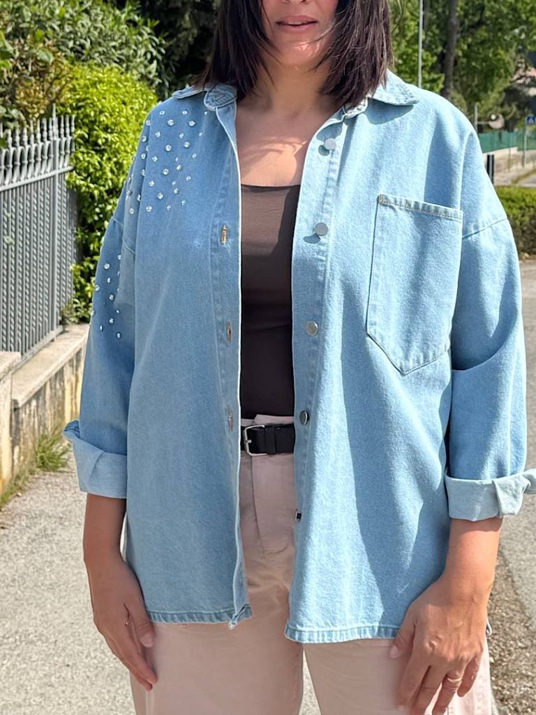 Giacca Denim Curvy