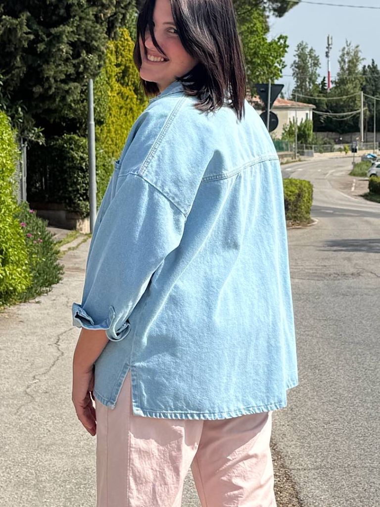 Giacca Denim Curvy