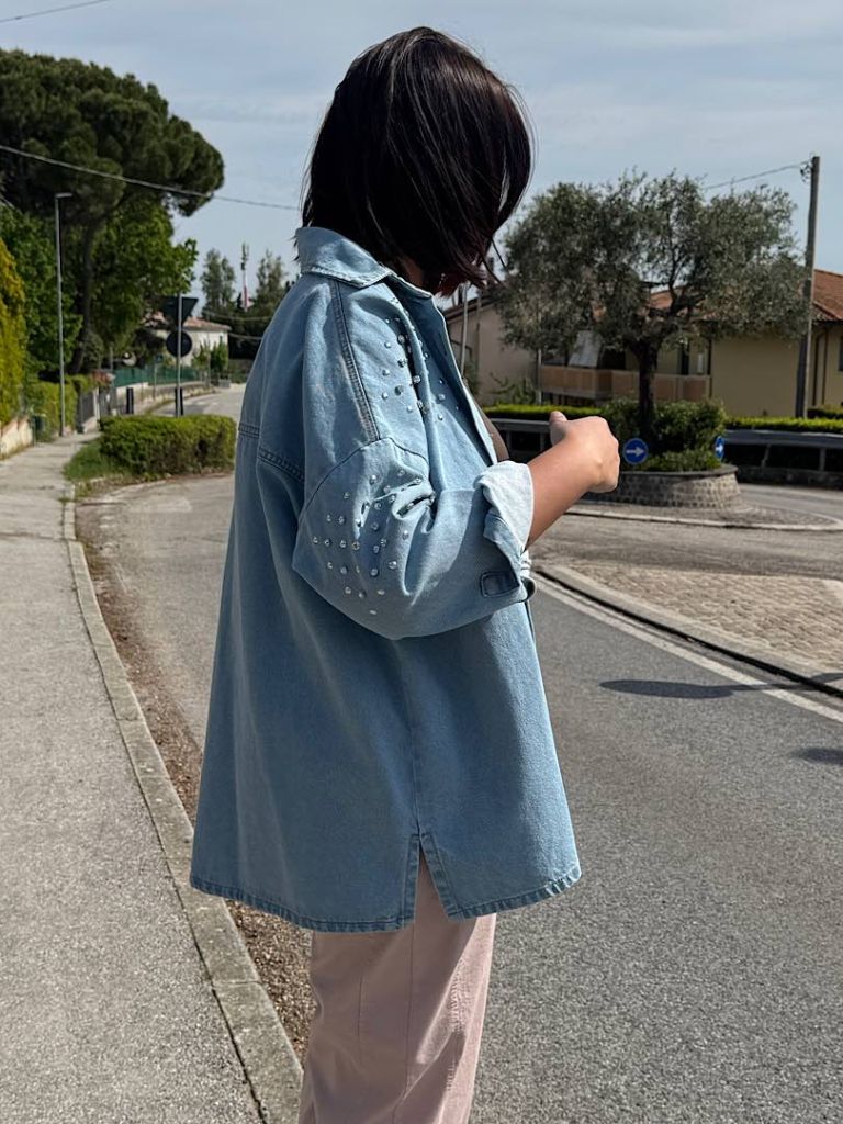 Giacca Denim Curvy