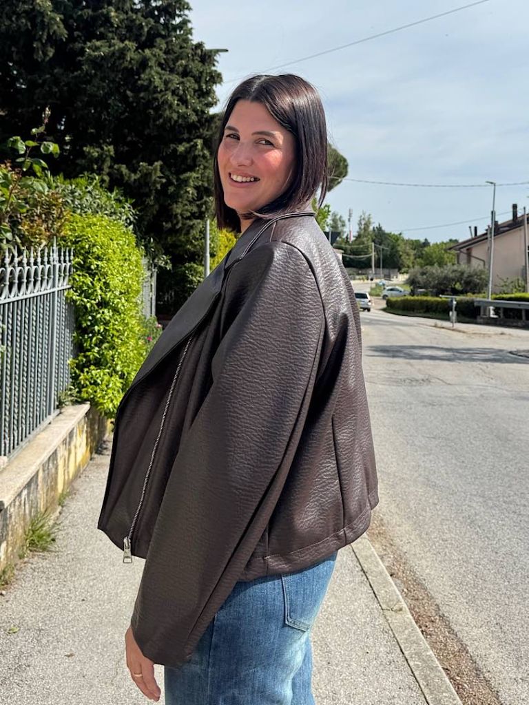 Chiodo Marrone Oversize