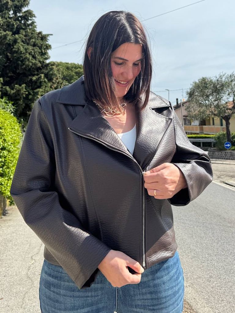 Chiodo Marrone Oversize