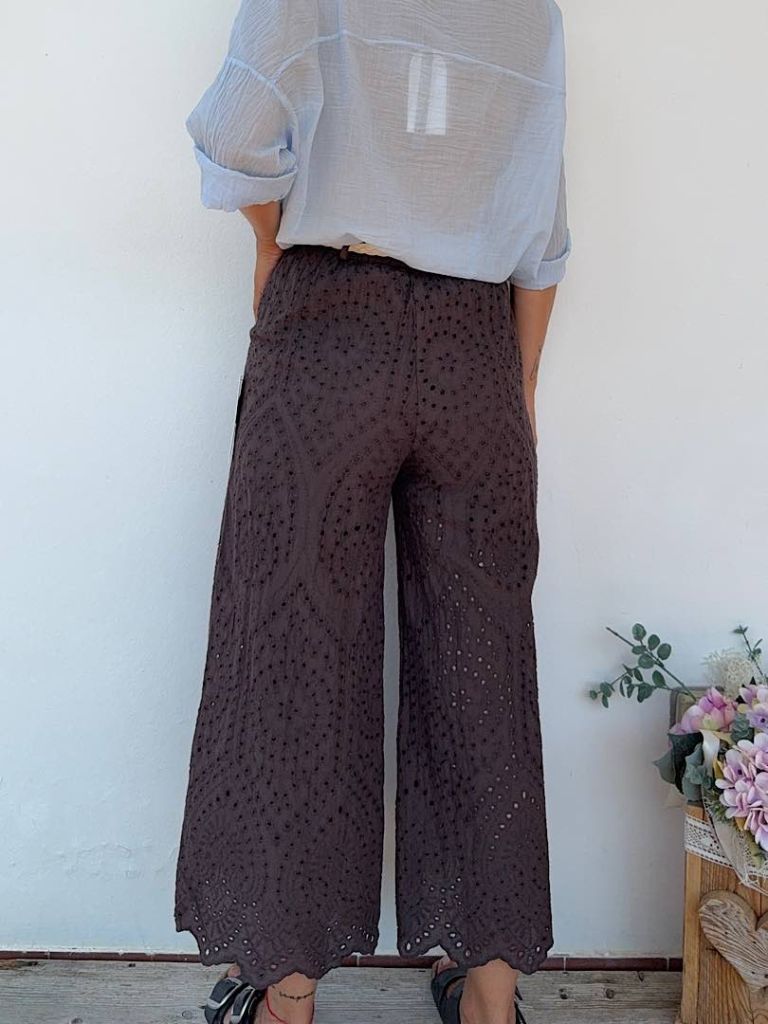 Pantaloni in Sangallo