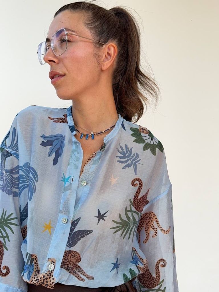 Camicia Savana Azzurra