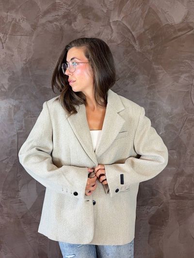 Blazer Oversize misto lana