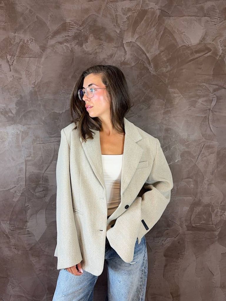 Blazer Oversize misto lana