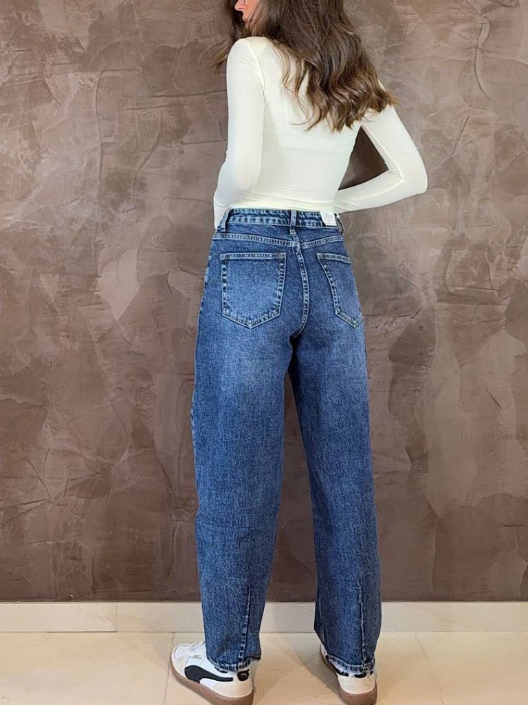 Jeans Carrot Blu