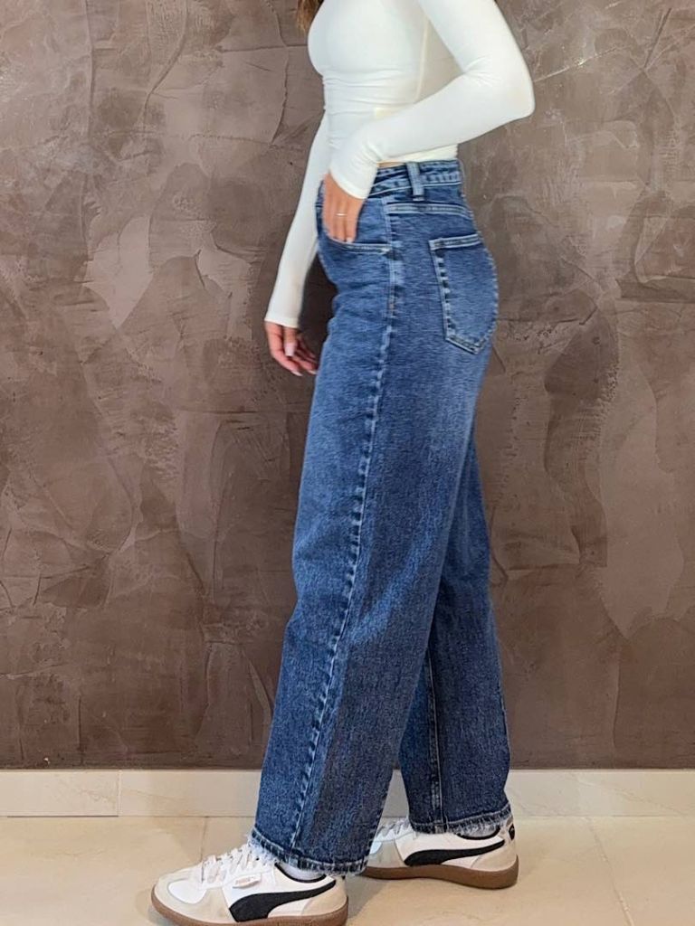 Jeans Carrot Blu
