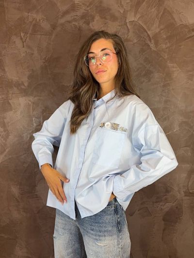 Camicia Oversize in Cotone