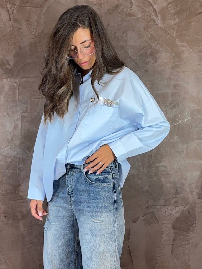 Camicia Oversize in Cotone