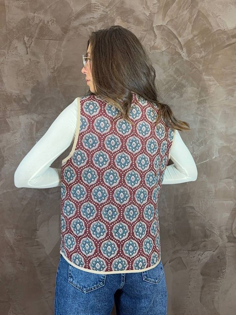 Gilet Wija trapuntato