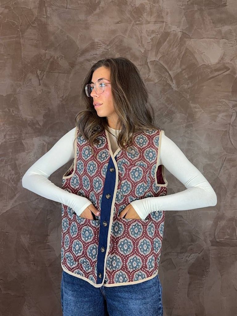 Gilet Wija trapuntato