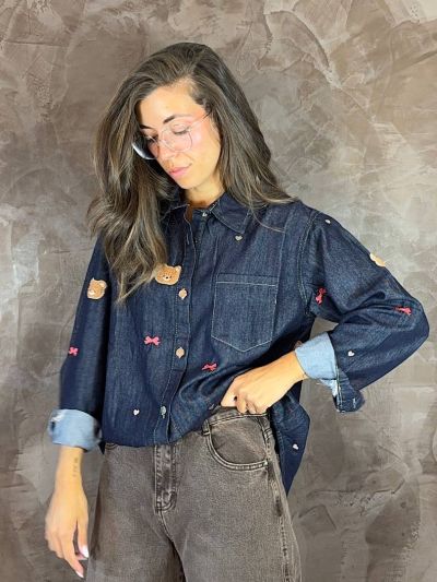 Camicia Teddy Denim