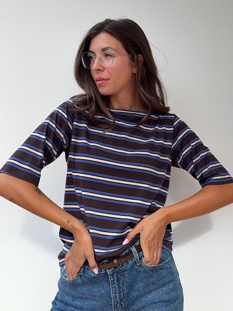 T-shirt Bighet righe