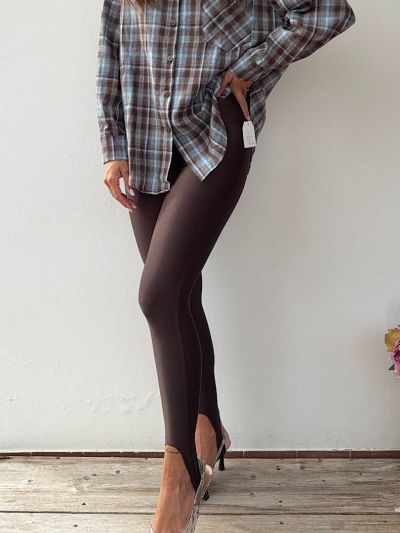 Leggings in Lycra con Ghette