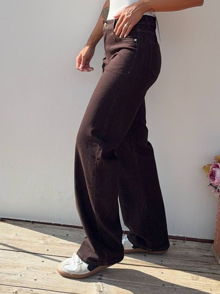 Jeans Palazzo Monique Brown