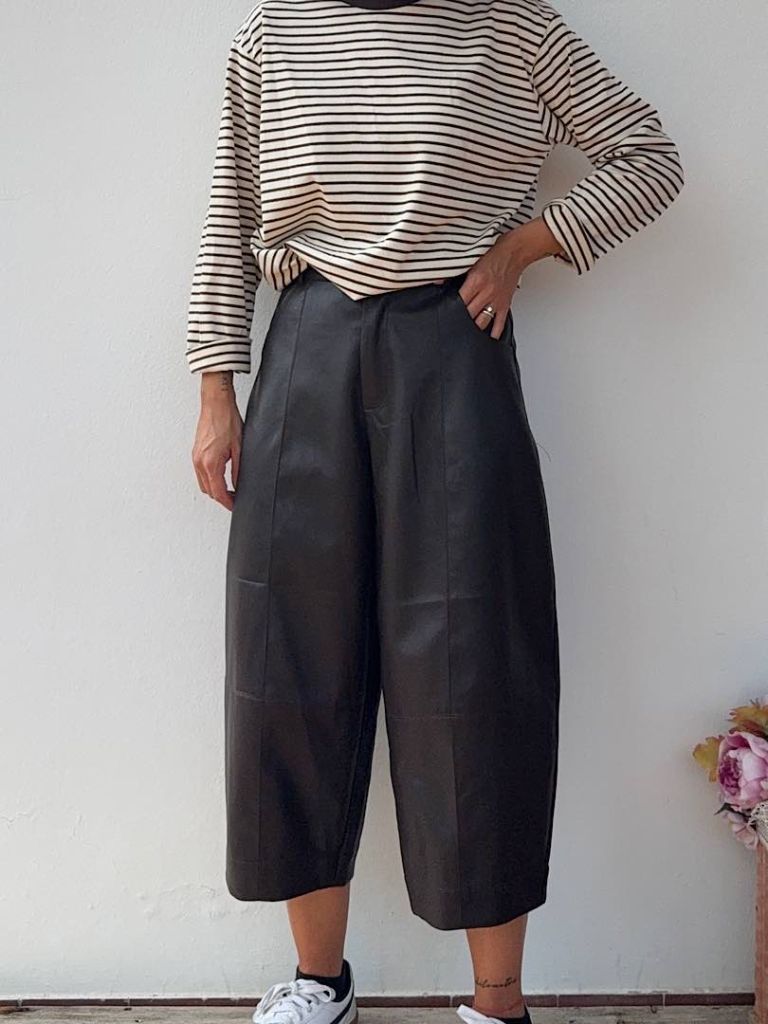 Pantalone Astrid in Ecopelle