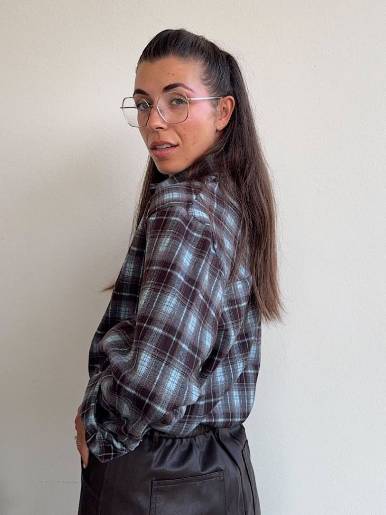 Camicia Oversize Check Flanella