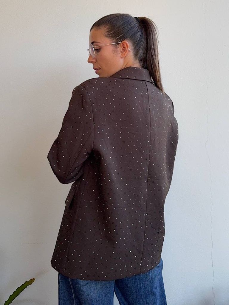 Blazer ShineDoppiopetto Oversize