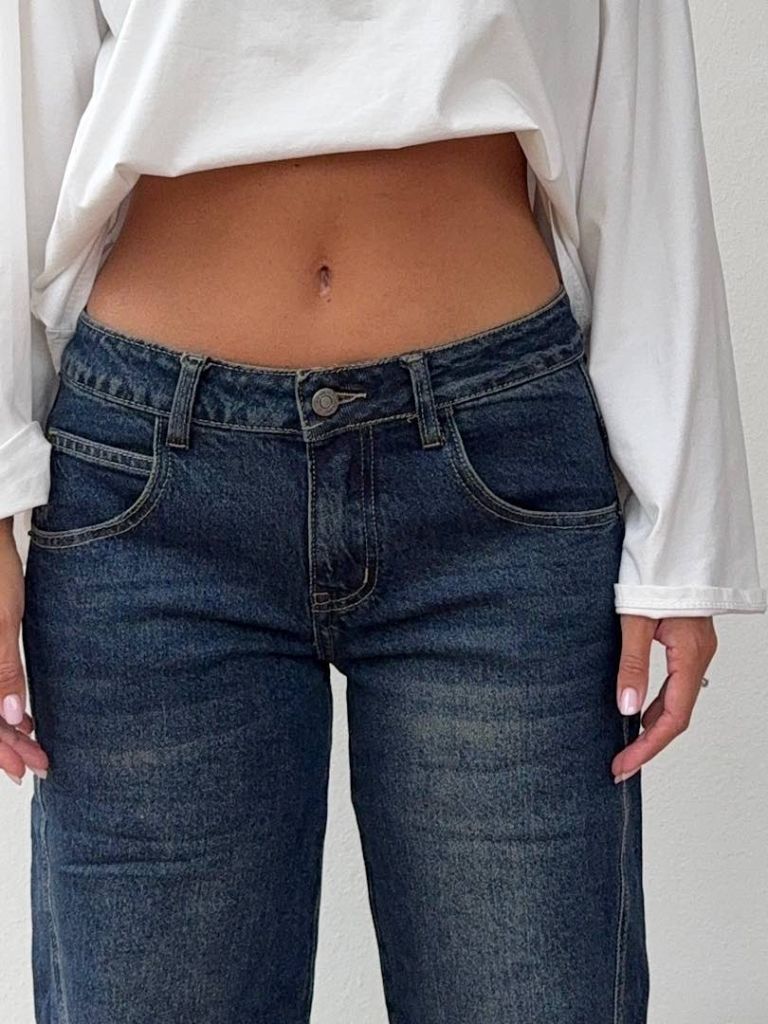 Jeans Ballon vita bassa