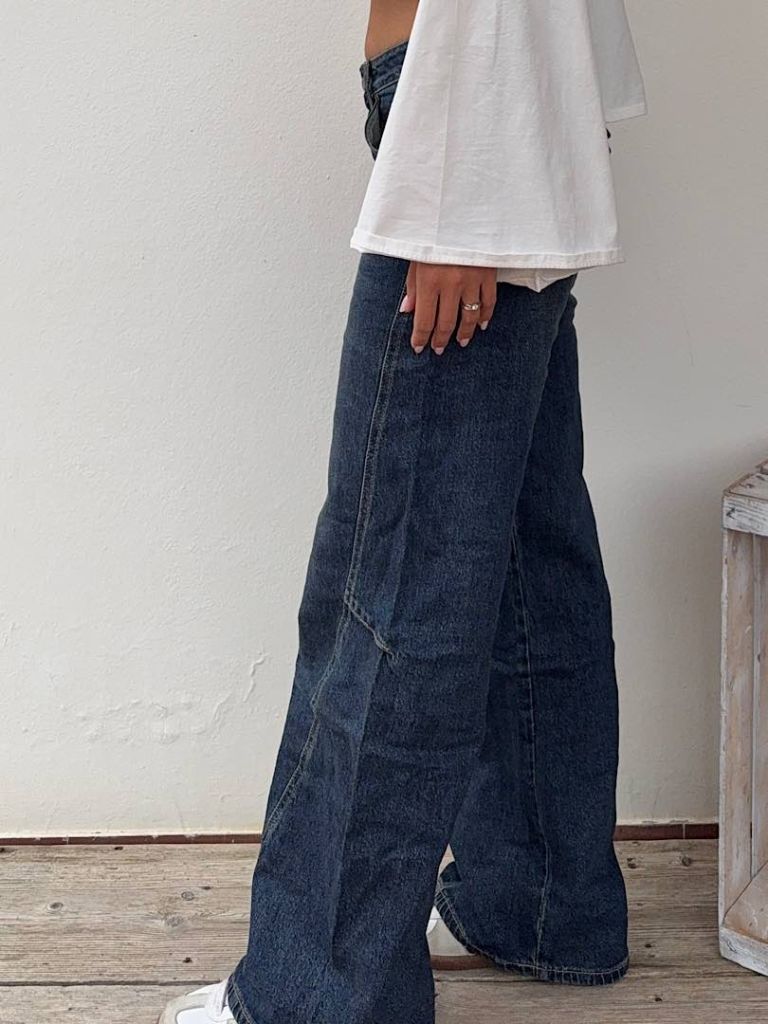 Jeans Ballon vita bassa