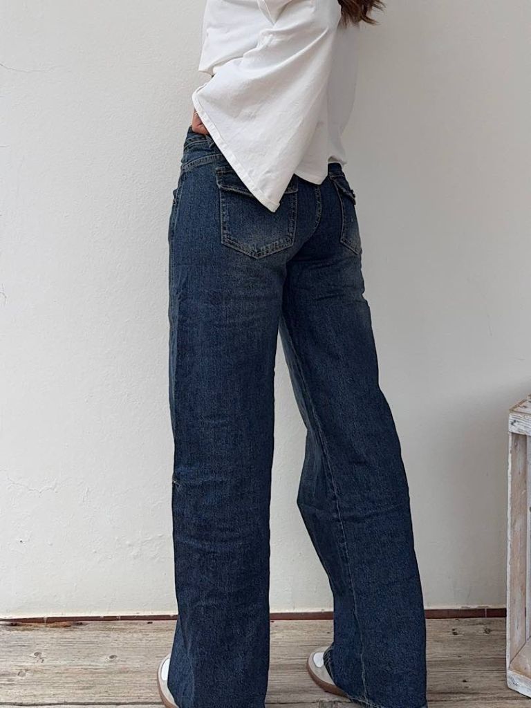 Jeans Ballon vita bassa