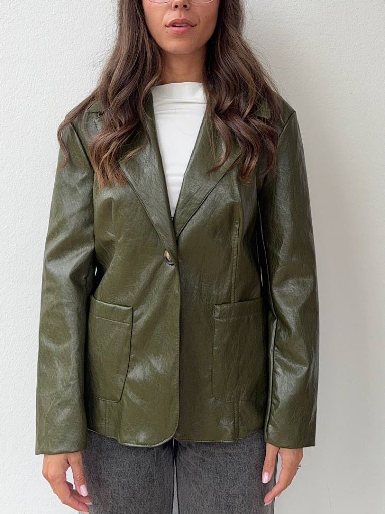 Blazer Olivia Ecopelle
