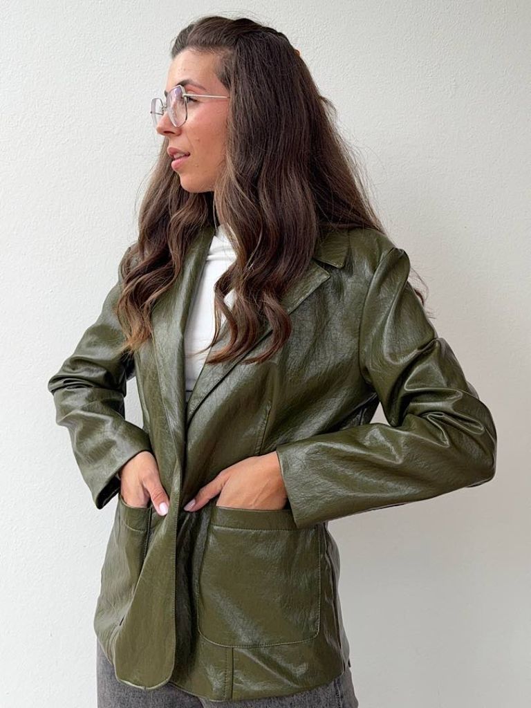 Blazer Olivia Ecopelle