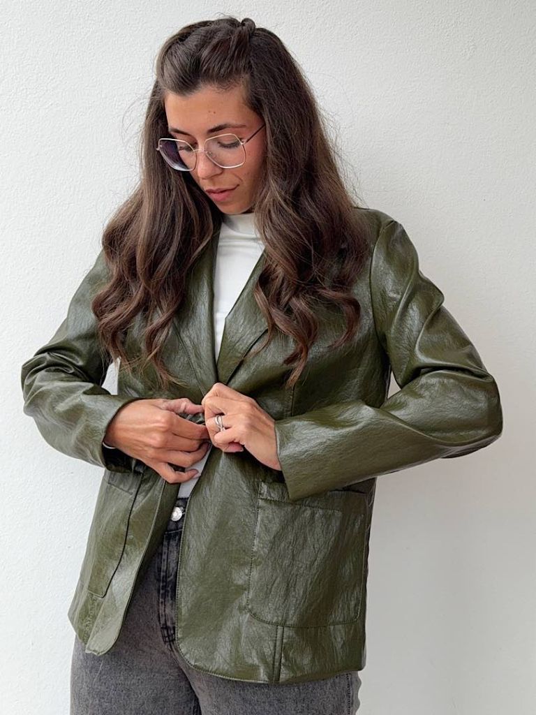 Blazer Olivia Ecopelle