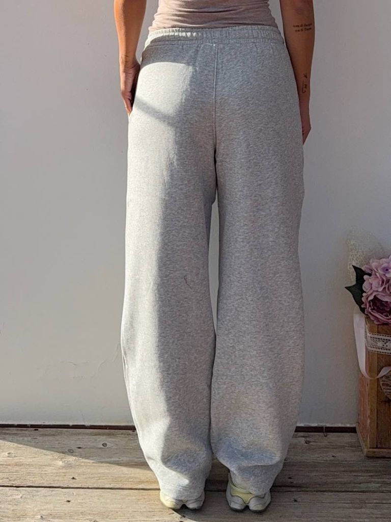 Pantalone Studio Grigio Wide Leg