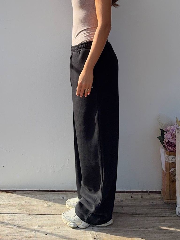 Pantalone Studio Nero Wide Leg