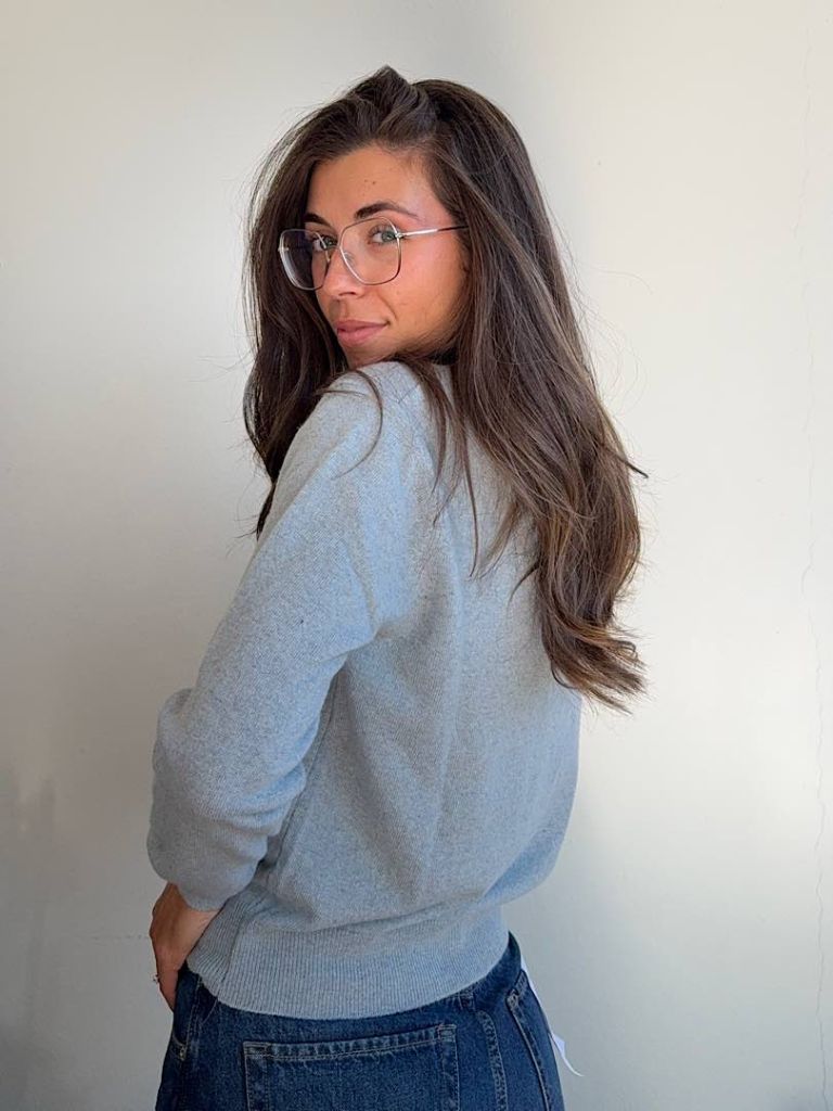 Cardigan Angela Misto Cashmere e Lana