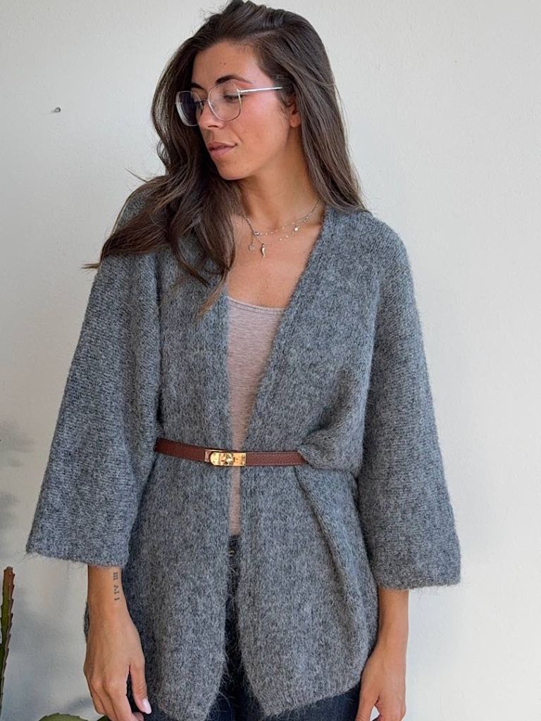 Cardigan Paola Grigio
