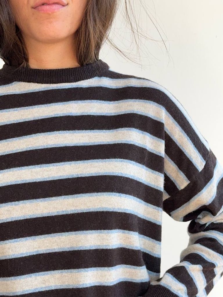 Maglioncino Lorelai Azzurro Misto Cashmere