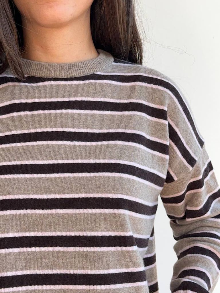 Maglioncino Lorelai Rosa Misto Cashmere