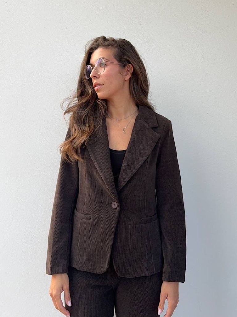 Blazer Camilla in velluto