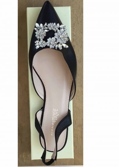 Ballerina Slingback nera La Mercerie