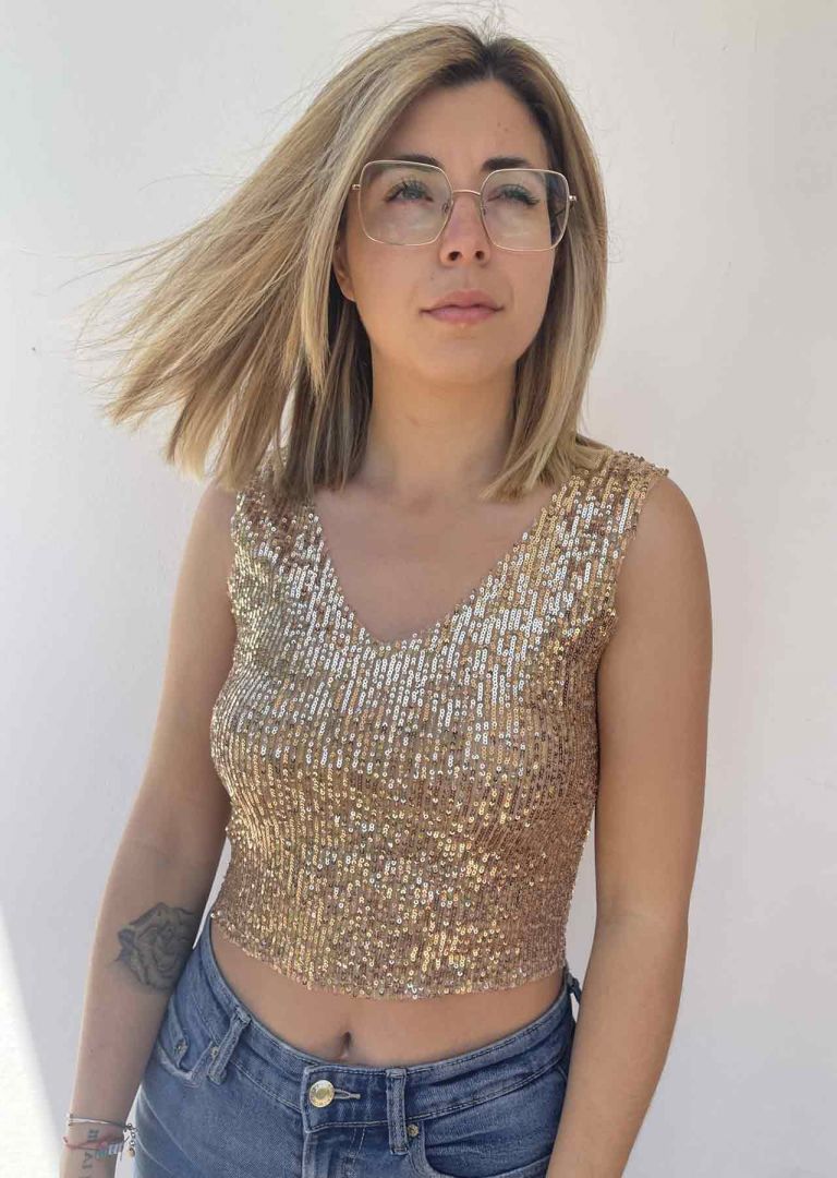 Top Paillettes Susy Mix