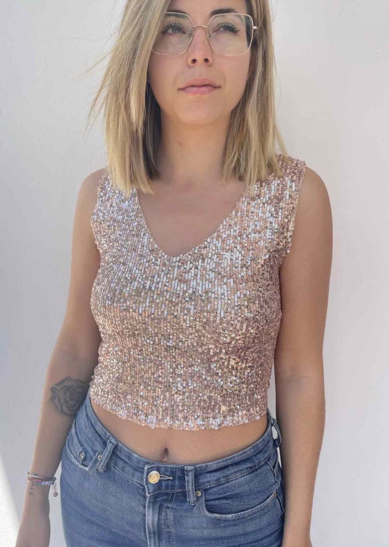 Top Paillettes Susy Mix