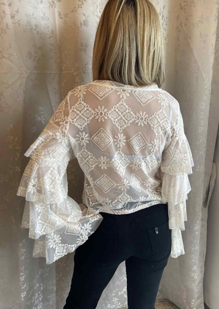 Blusa pizzo