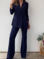 Pantalone Flare blu